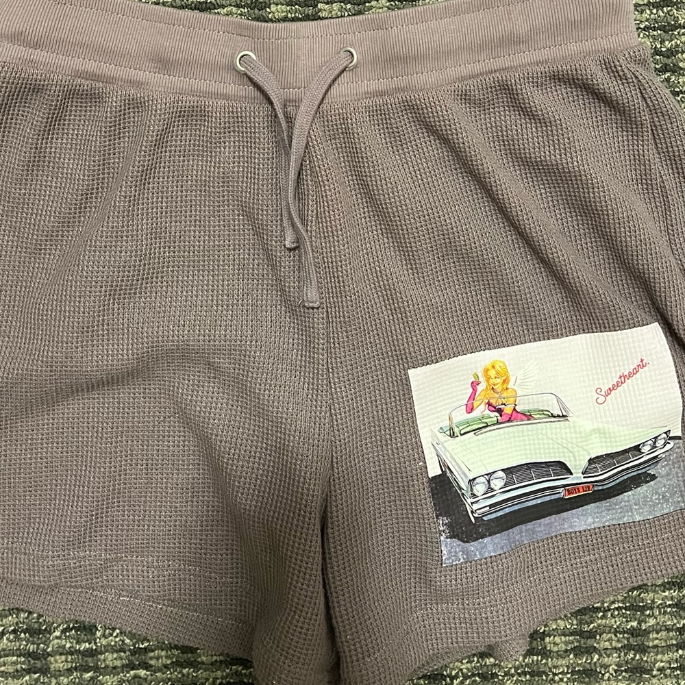 Boys lie thermal waffle shorts